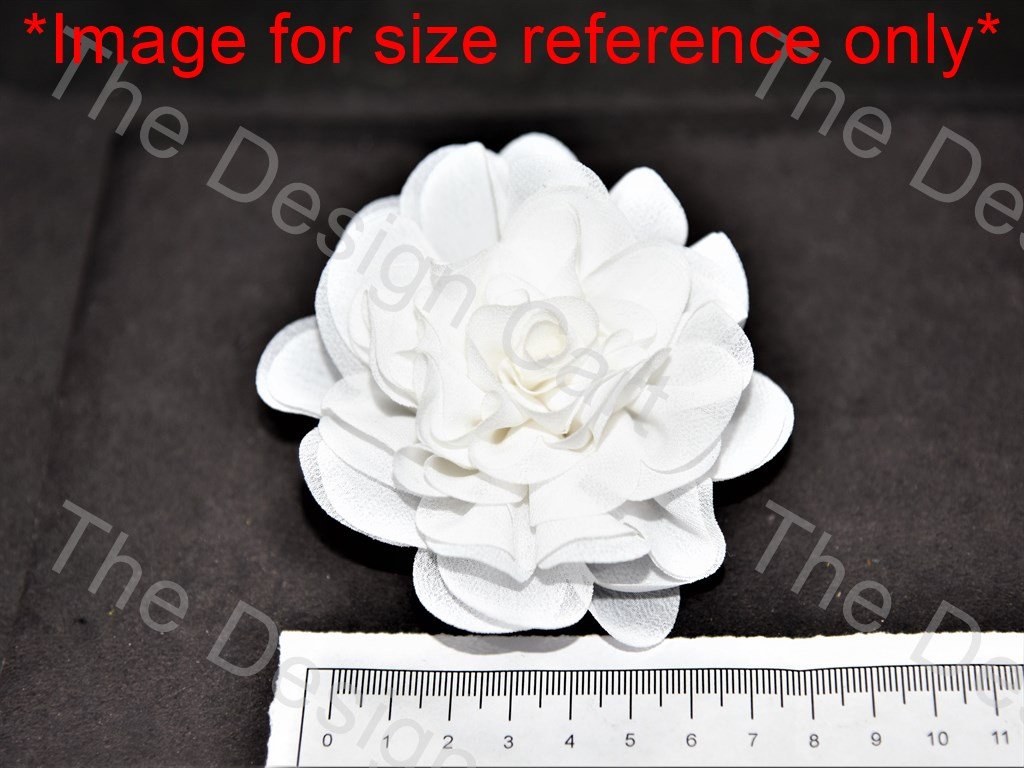 White Fabric Flower - The Design Cart (574782504994)