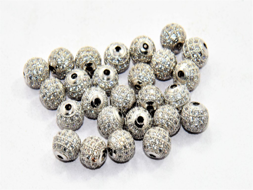 Silver AD Crystal Balls (1679925248034)