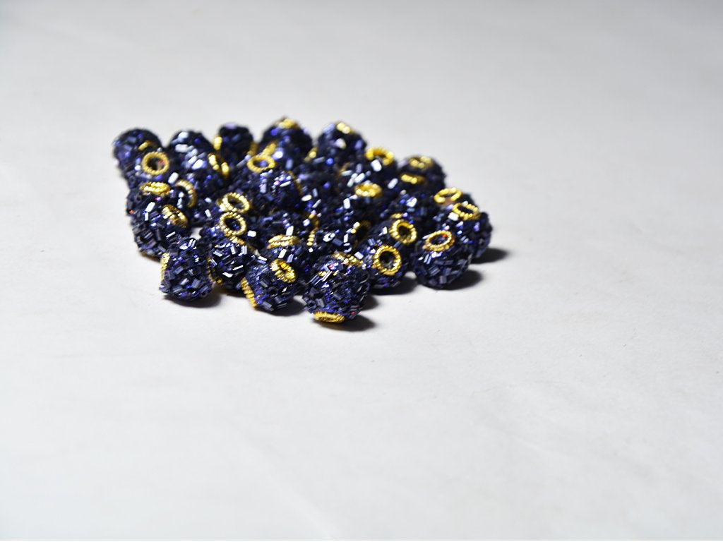 dark-blue-spherical-beaded-clay-beads