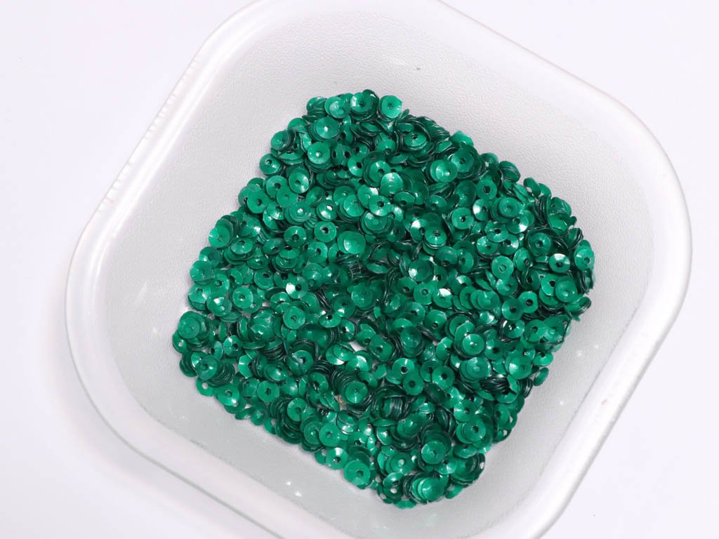 dark-green-bowl-plastic-sequins