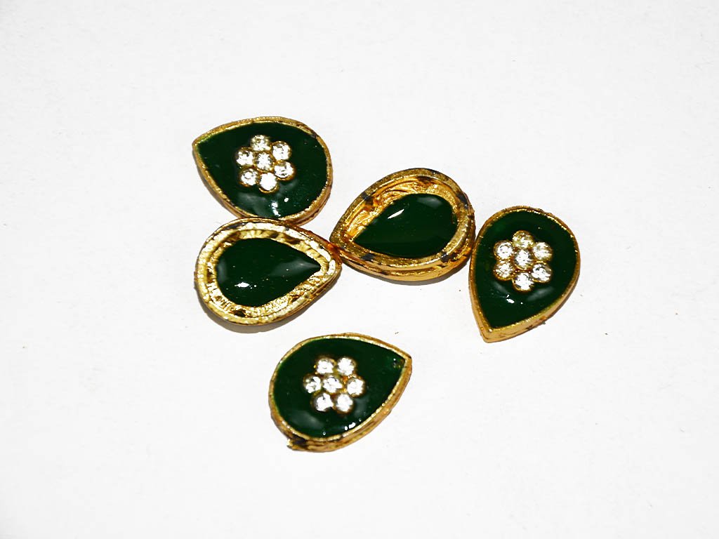 dark-green-designer-drop-kundan-beads