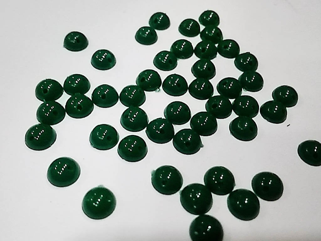 dark-green-opaque-circular-2-hole-plastic-stones-6-mm