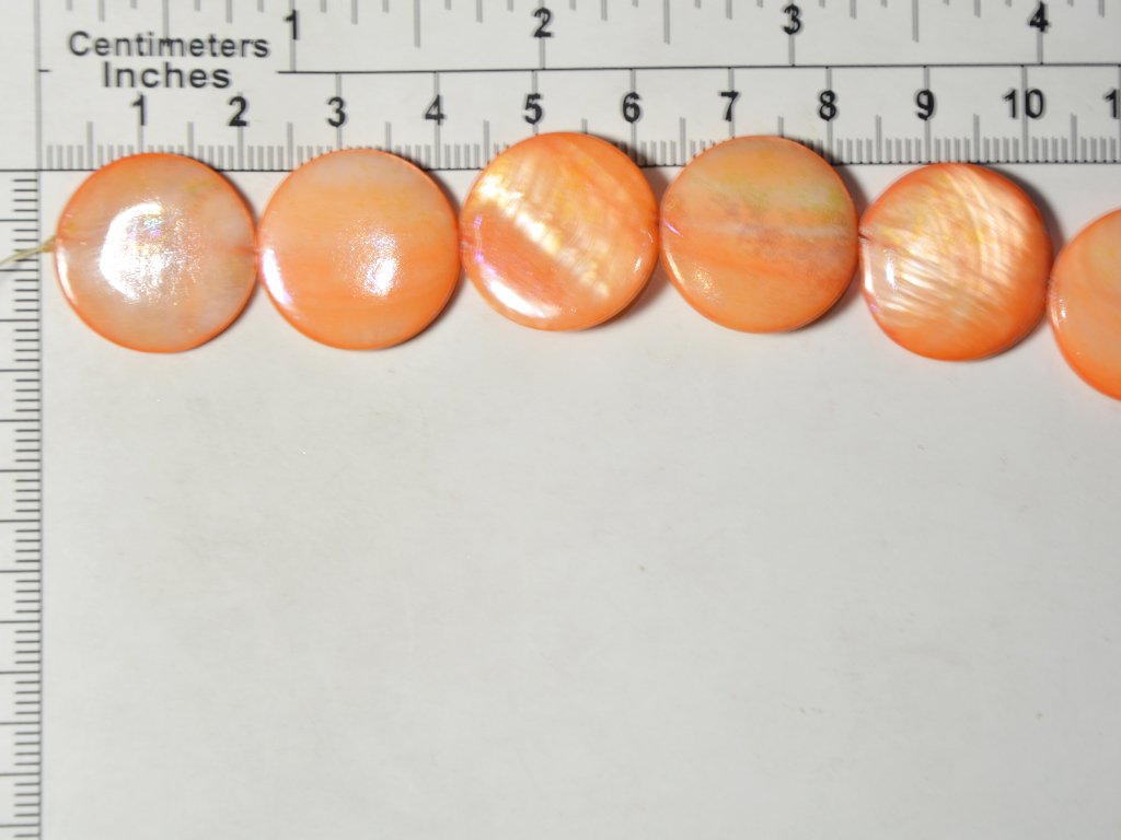 dark-orange-flat-circular-designer-glass-shell-beads-20-mm-1