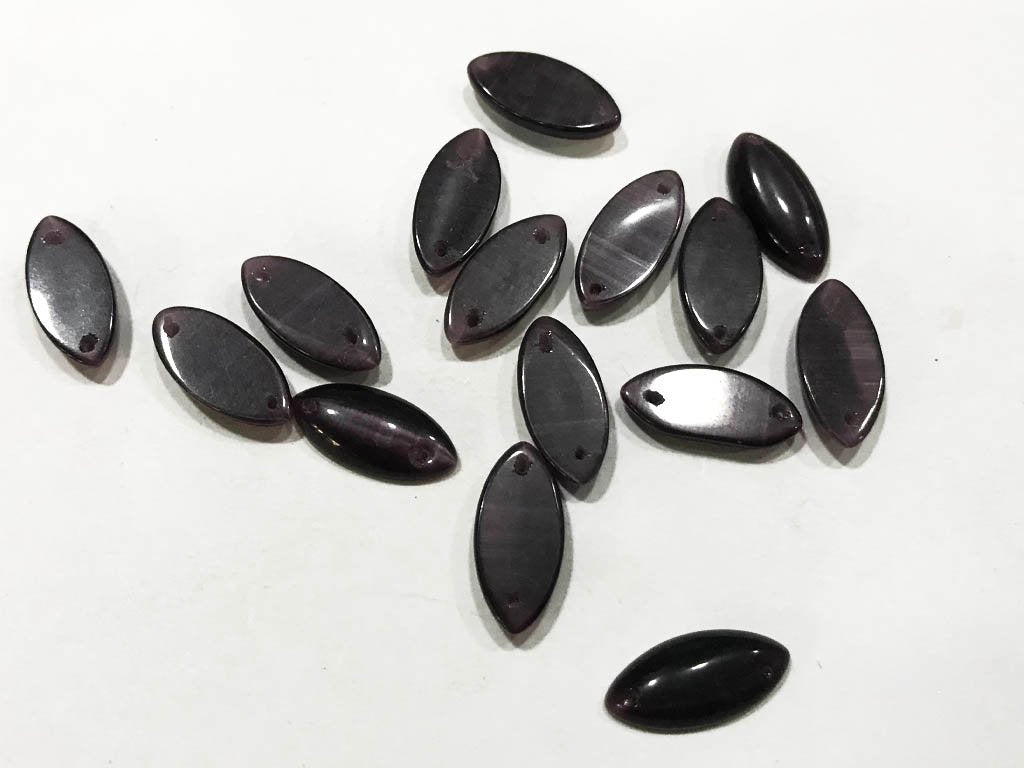 dark-purple-eye-2-hole-glass-stones-15x7-mm