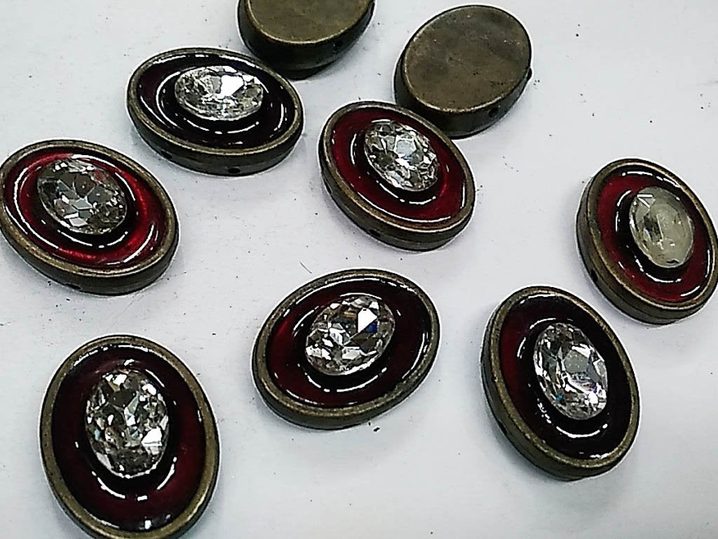 dark-red-oval-plastic-stone-with-center-glass-stone-25x18-mm