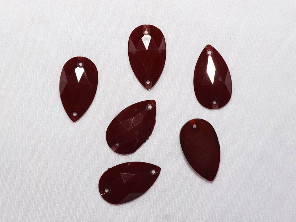 deep-red-2-hole-drop-designer-plastic-stones-18x25-mm