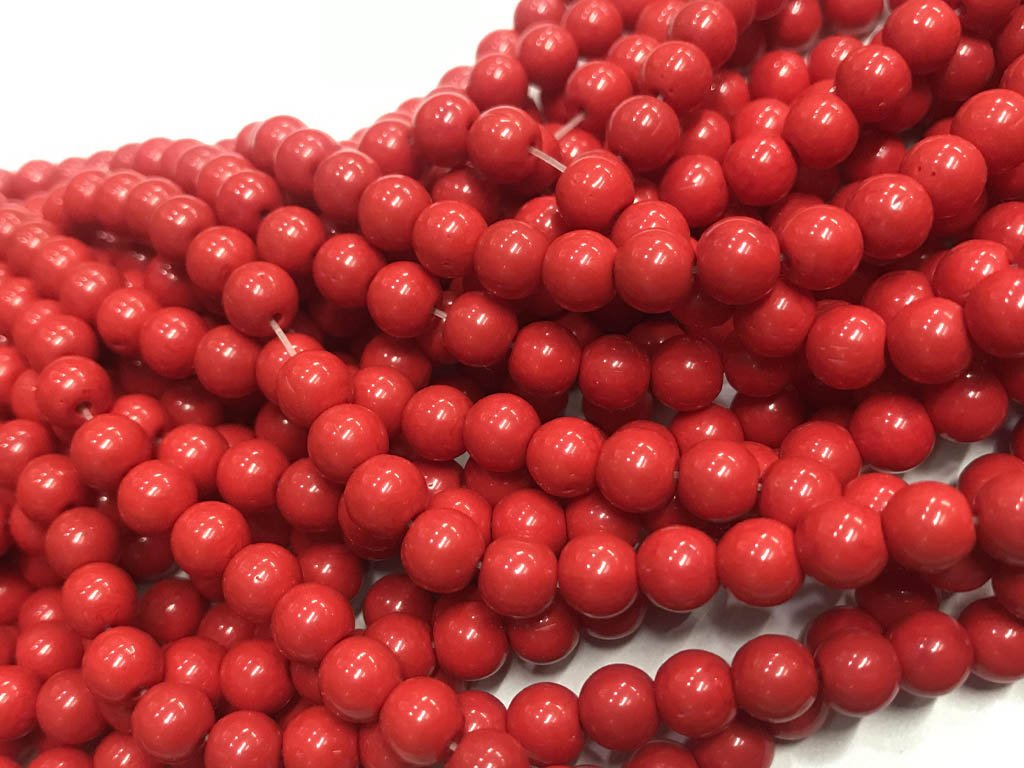 deep-red-circular-pressed-glass-beads-6mm