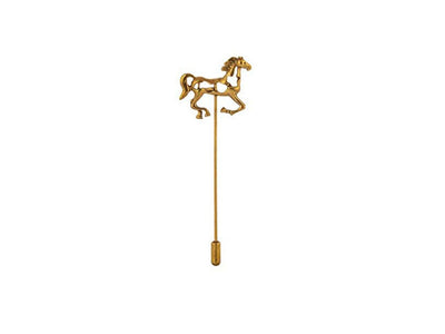 Deluxico Gold Plating Horse Shape Lapel Pin Brooch for Unisex (4571207630917)