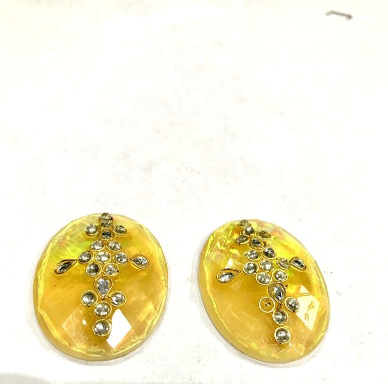 designer-yellow-oval-plastic-show-button