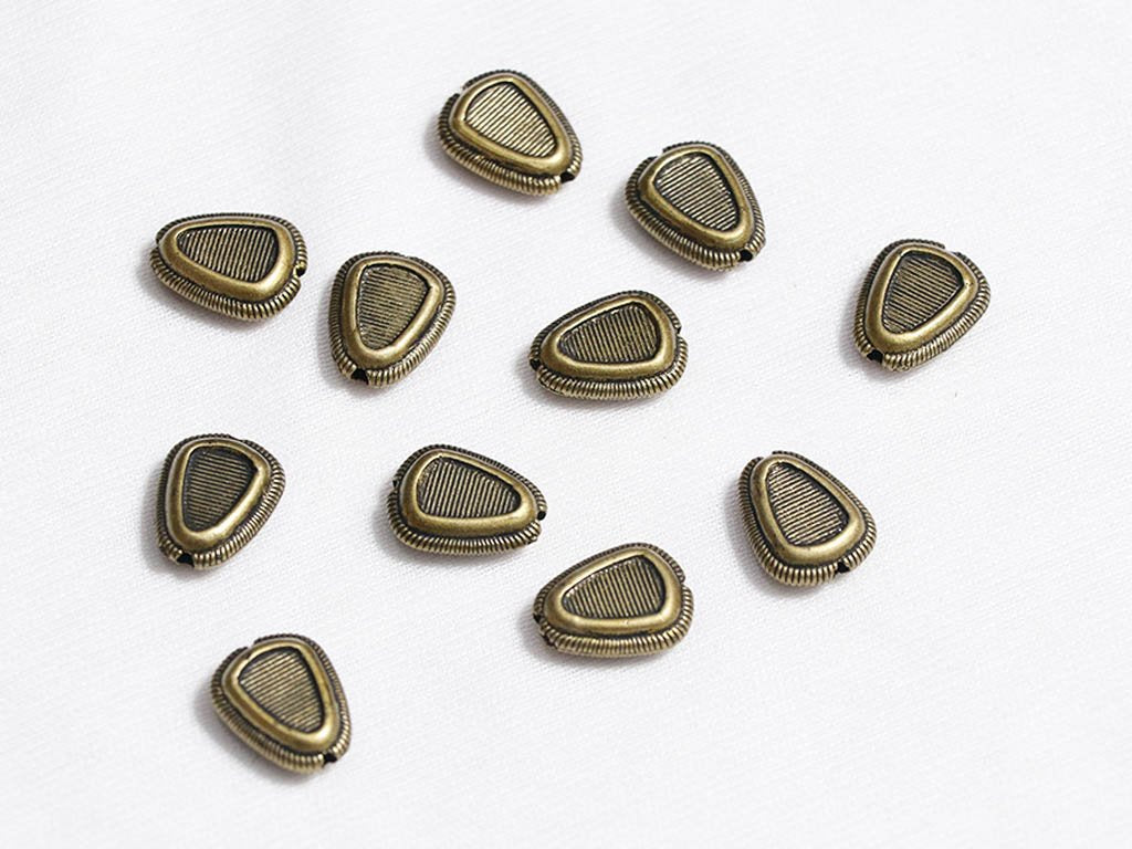 dull-golden-drop-plastic-beads-15x17-mm