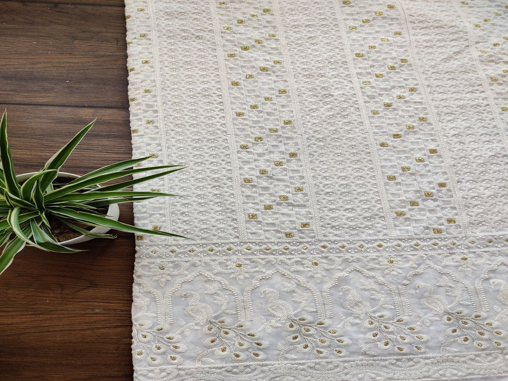 dyeable-georgette-fabric-with-heavy-lakhnawi-work-with-peacock-motifs