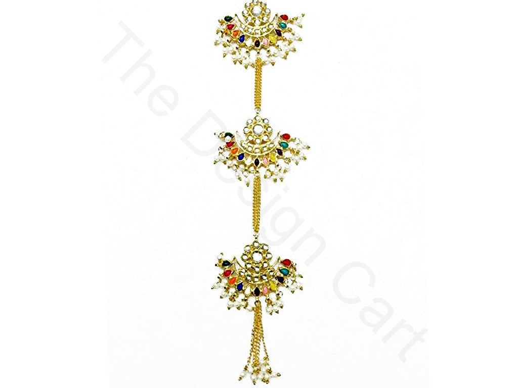 golden-multicolour-beaded-fancy-buttons-with-chains-ef-efi676