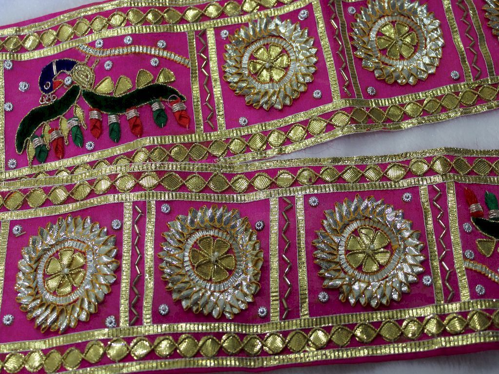 embellished-pink-gota-work-lace-with-peacock-work