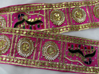 embellished-pink-gota-work-lace-with-peacock-work