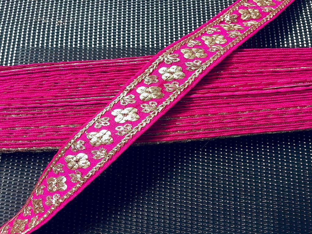 eerafashionicing-9-mtr-dark-pink-laces-border-for-dresses-sarees-lehenga-suits-bags-decorations