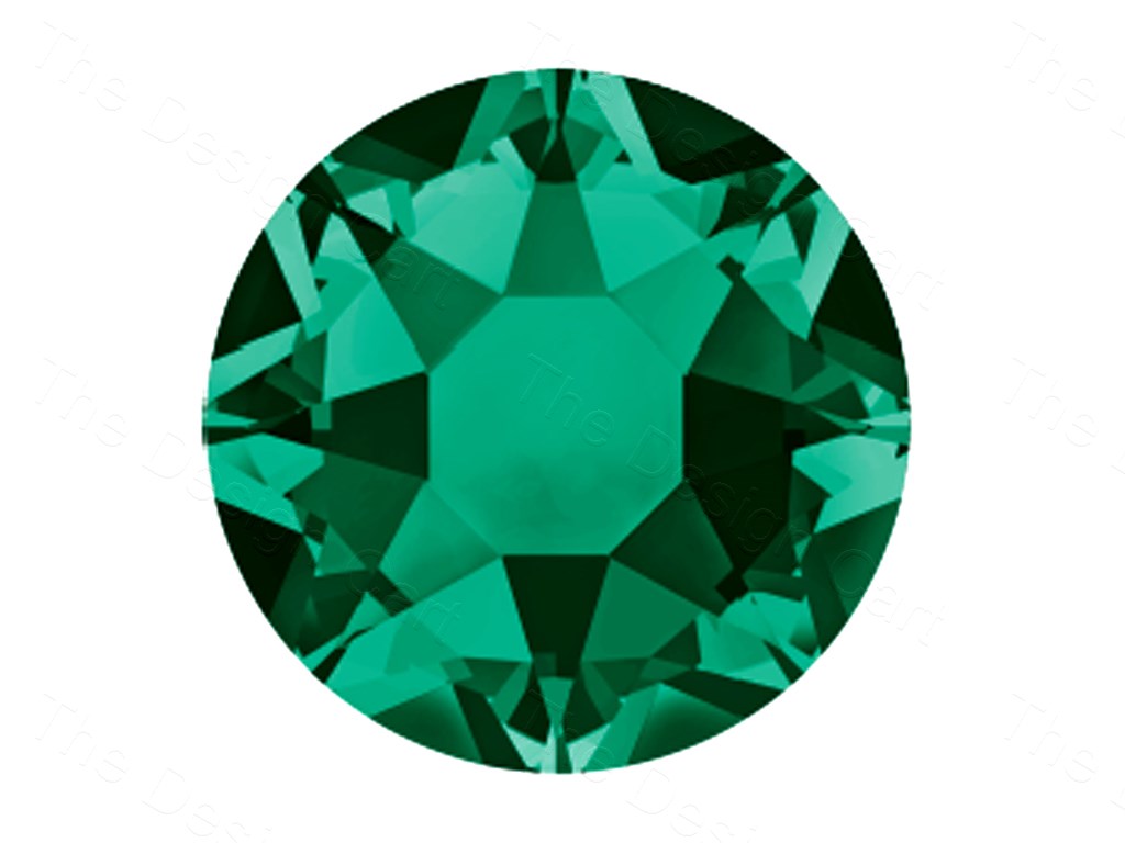 Emerald Preciosa Hotfix Rhinestones (1628265512994)