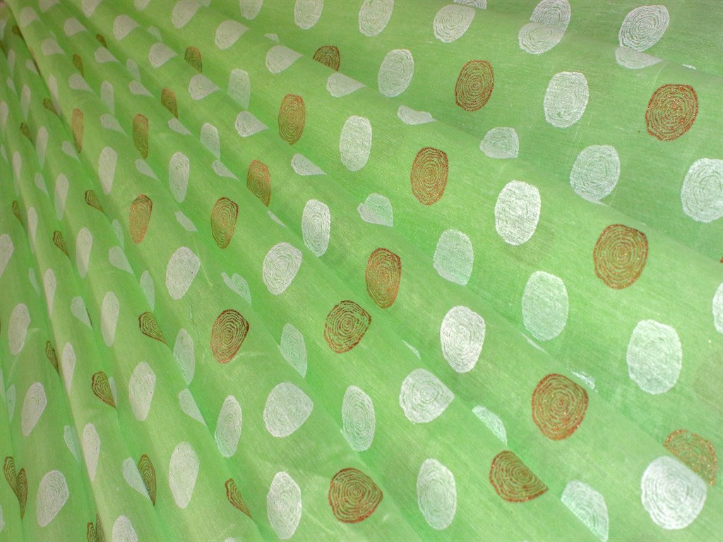 green-khadi-printed-polka-dots-polyester-chanderi-fabric-d3610-khgold-green-ch