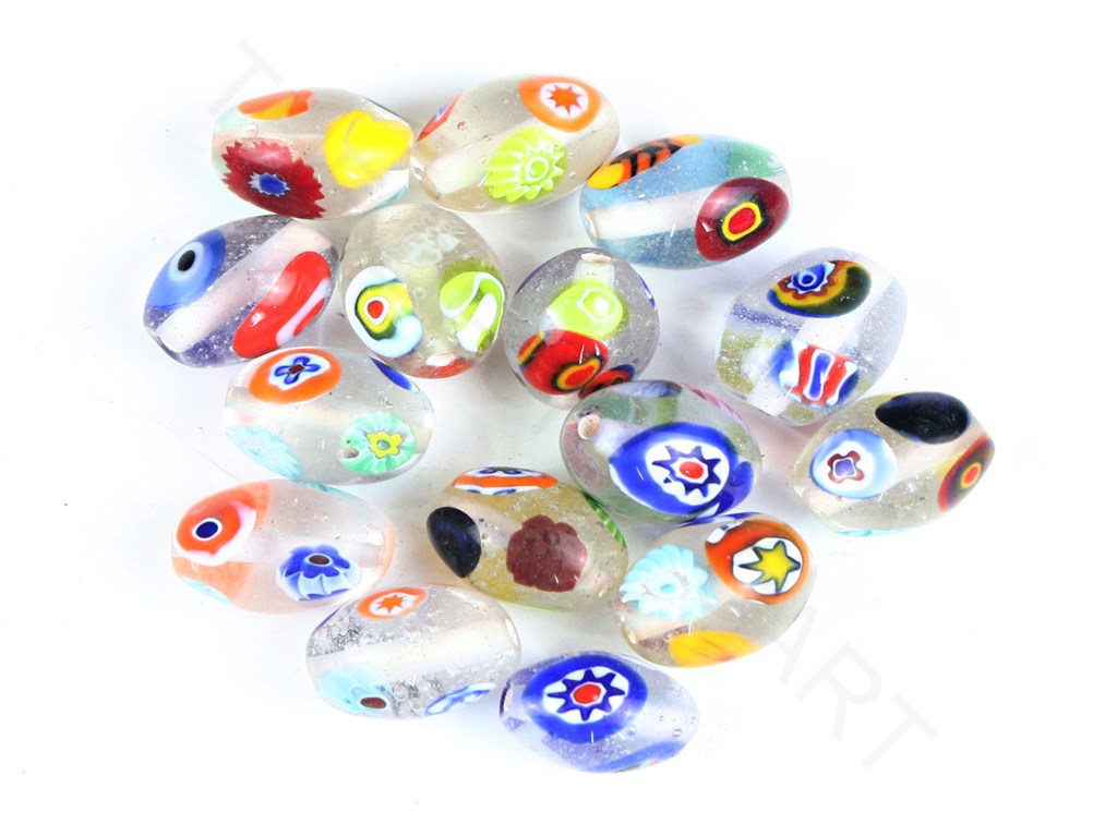 Multicolour 19 Italian Chip Glass Beads | The Design Cart (4332662194245)