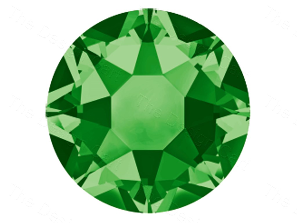 Fern Green Swarovski Hotfix Rhinestones (1628265742370)