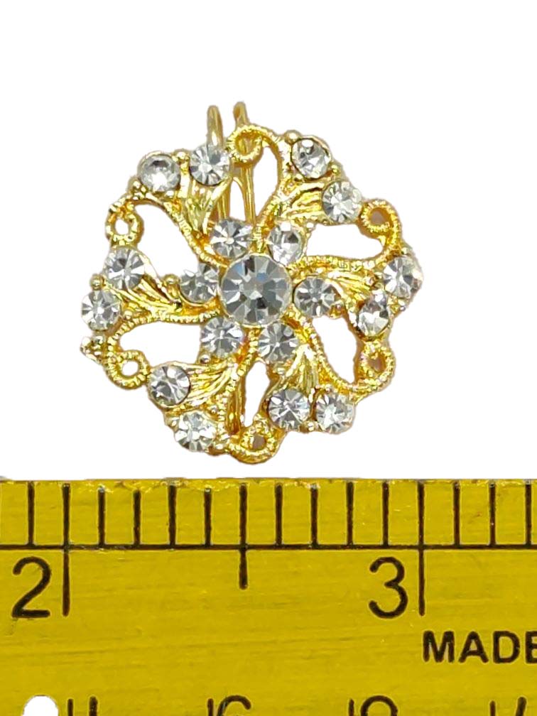 Golden Designer Brooch