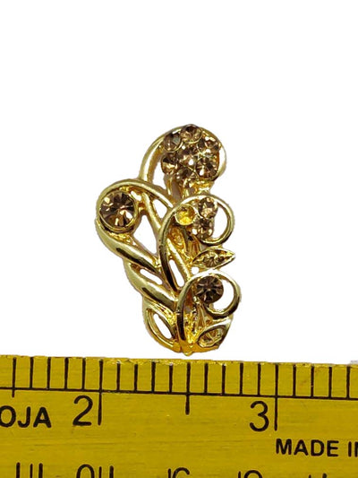 Golden Designer Brooch