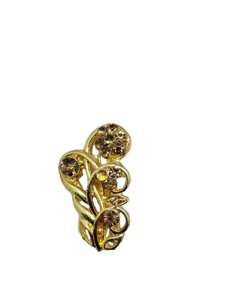 Golden Designer Brooch