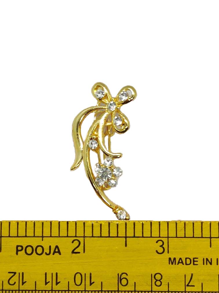 Golden Designer Brooch