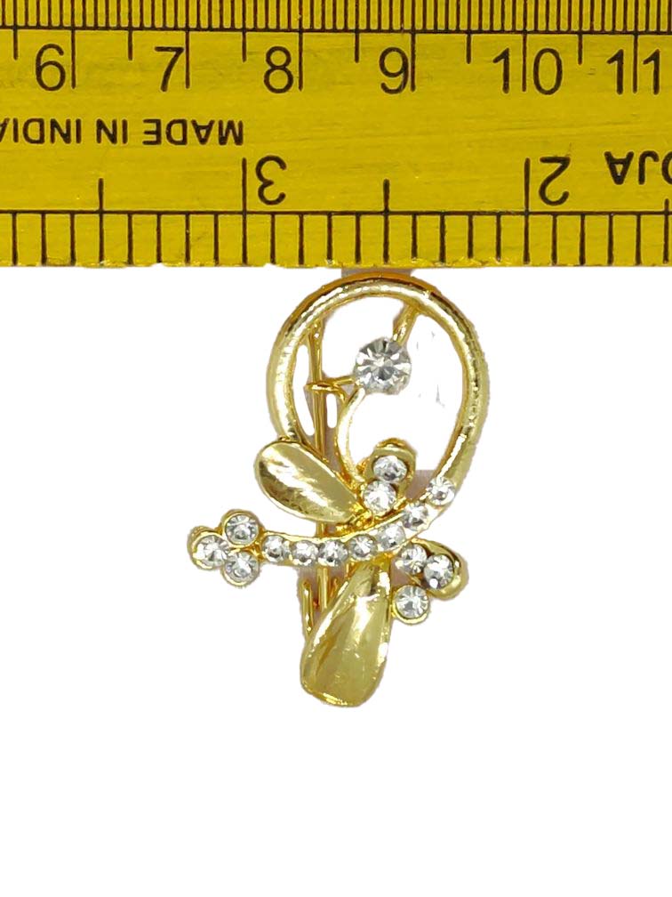 Golden Designer Brooch