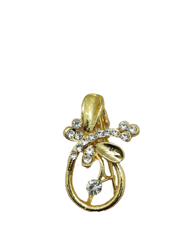 Golden Designer Brooch