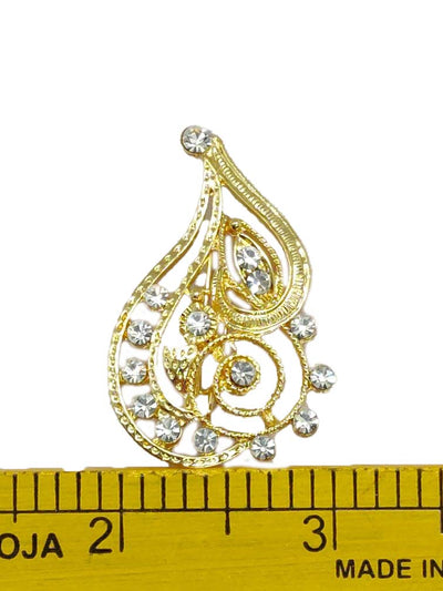 Golden Designer Brooch