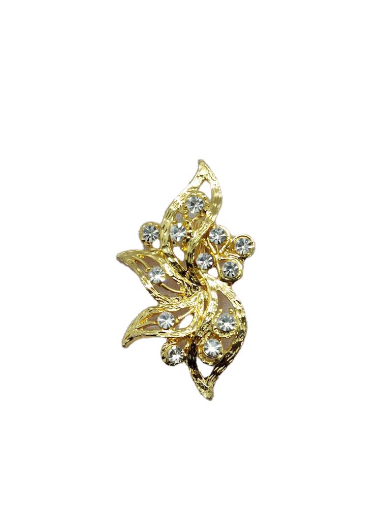 Golden Designer Brooch