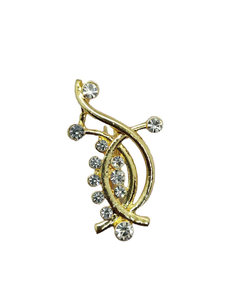 Golden Designer Brooch