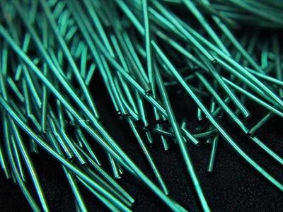 green-burgundy-dabka-french-wire