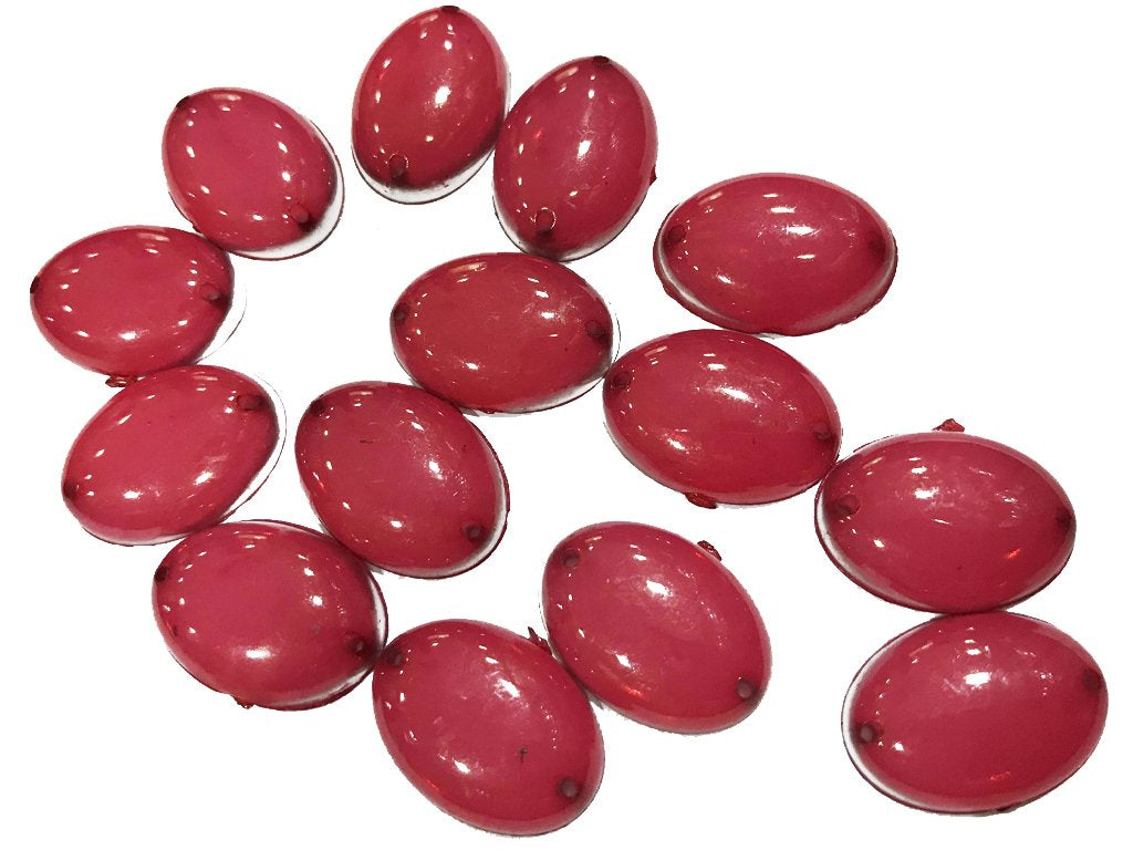 fuchsia-pink-oval-opaque-opal-plastic-rubber-stones-18x13-mm