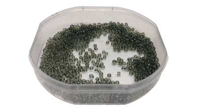 Multicolour Assorted Circular Transparent Glass Seed Beads (2 mm) (4356149903429)
