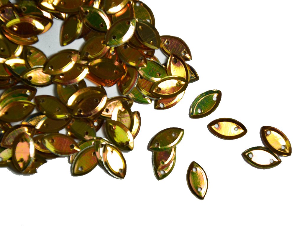 Golden Boat Plastic Sequins