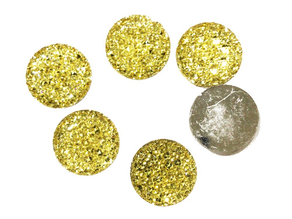 golden-circular-resin-stones-35-mm