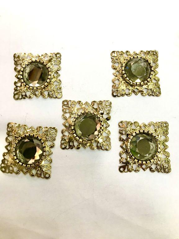 golden-color-square-shaped-metal-embellishment