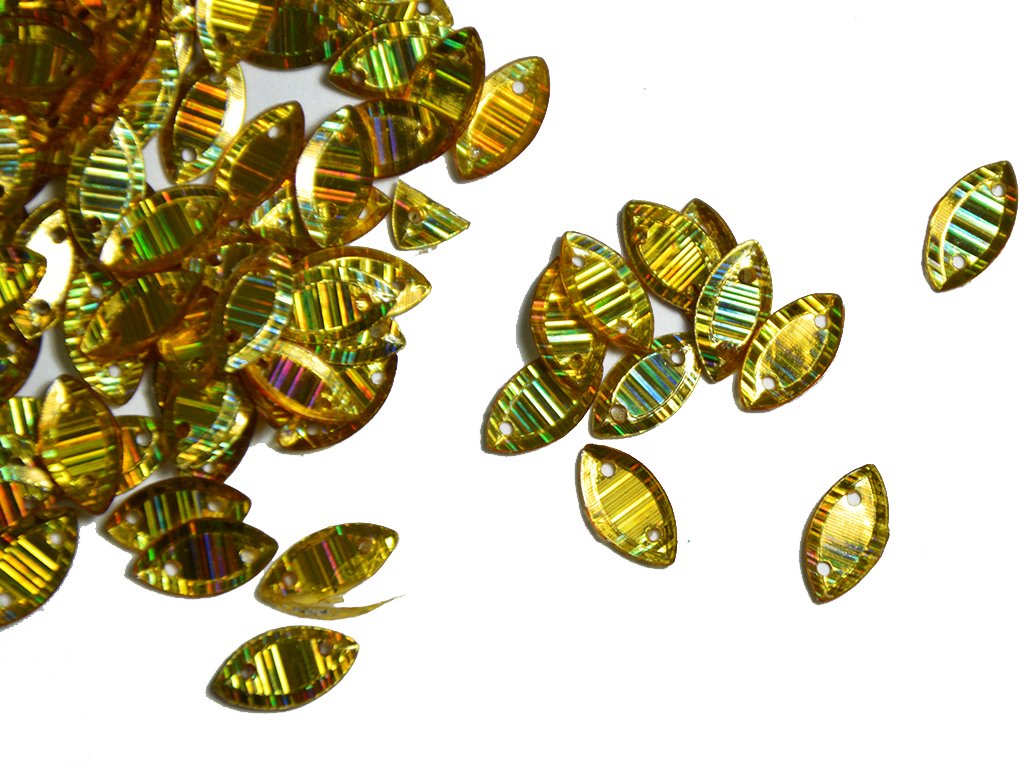 golden-designer-boat-plastic-sequins