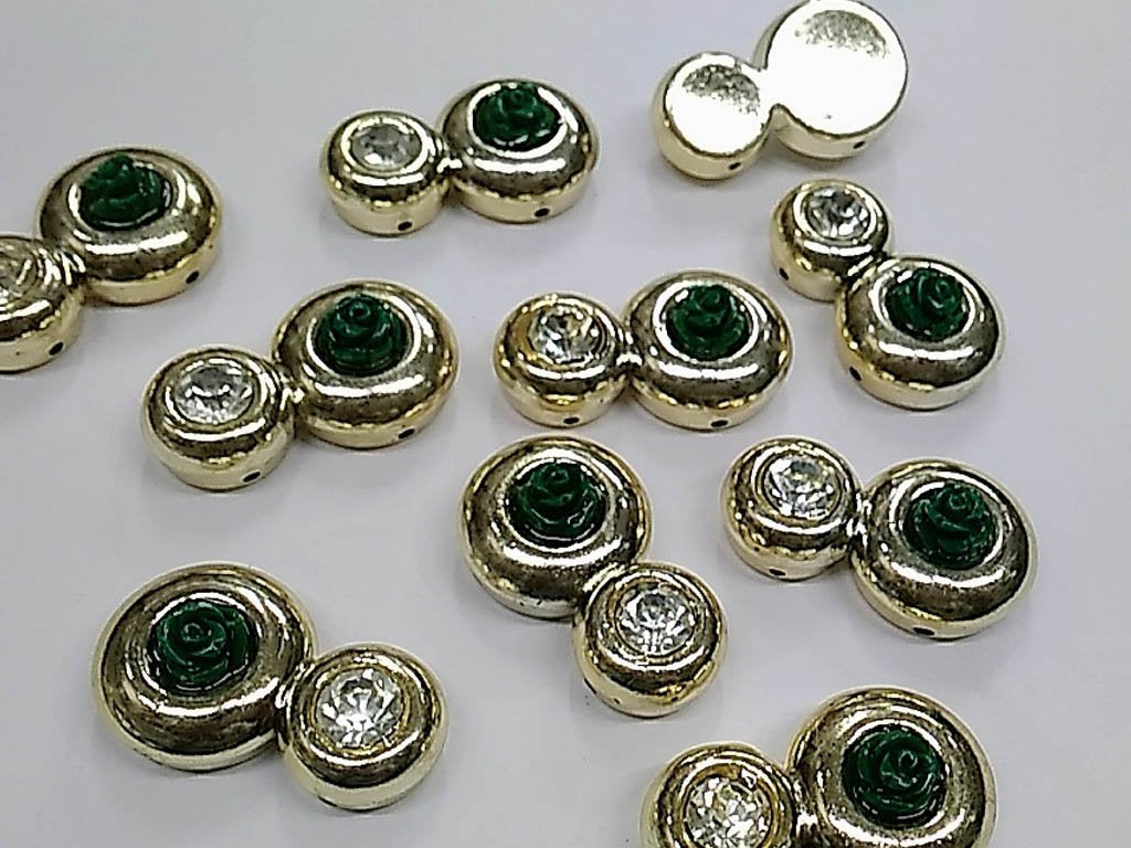 golden-designer-plastic-stone-with-green-resin-flower-and-glass-stone-35x20-mm