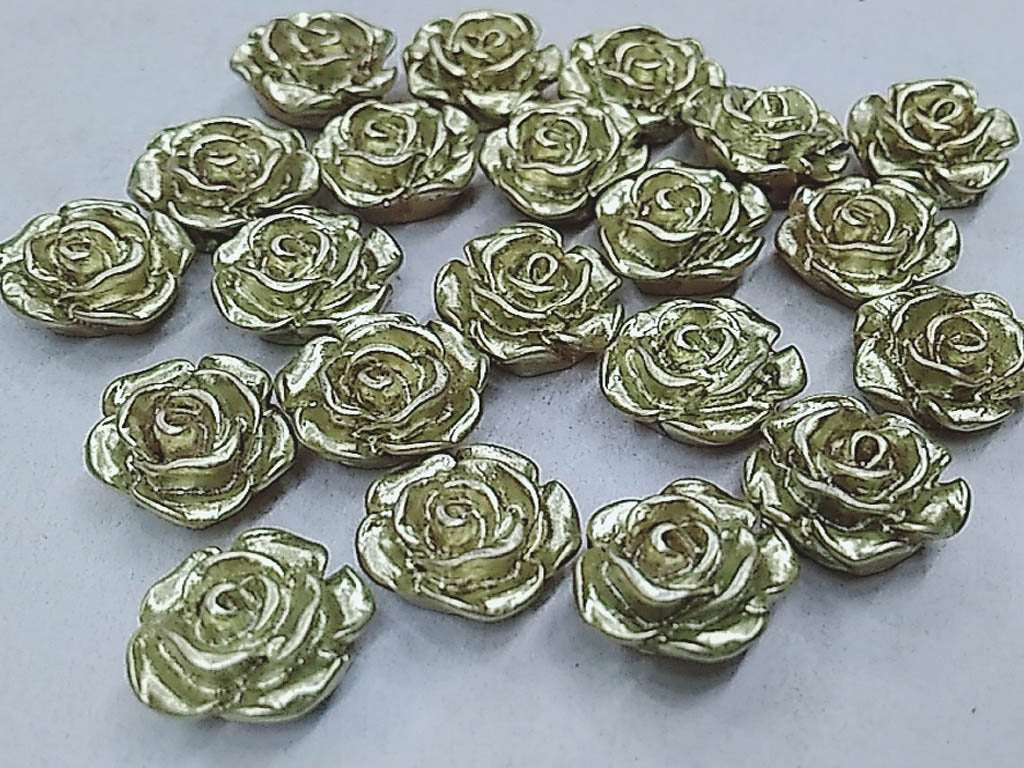 golden-flower-plastic-stones-with-hole-12-mm