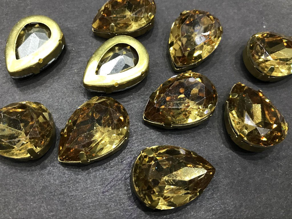 golden-lct-drop-resin-stones-with-catcher-25x18-mm