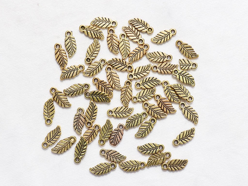 golden-leaves-designer-plastic-beads-8x18-mm