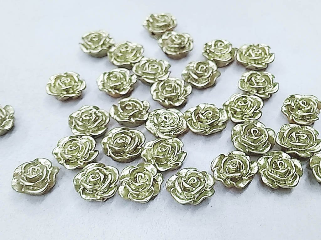 golden-matte-flower-plastic-stones-with-hole-10-mm