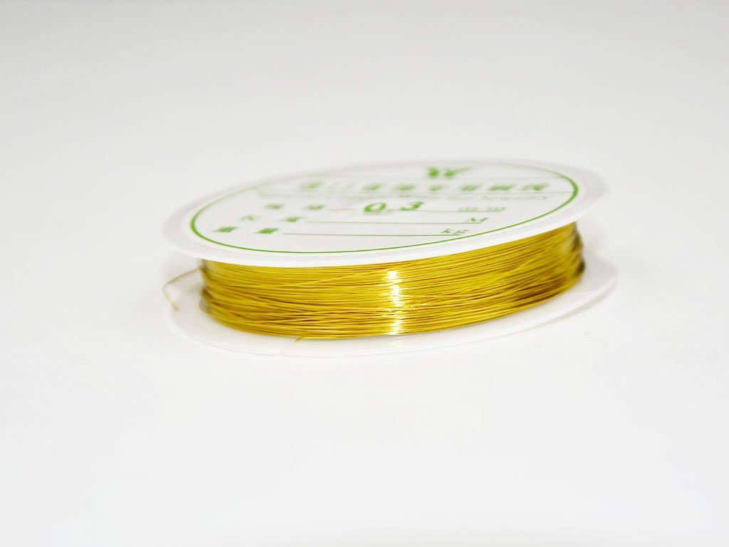 golden-metal-beading-wire