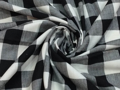 gray-black-checks-jacquard-cotton-fabric