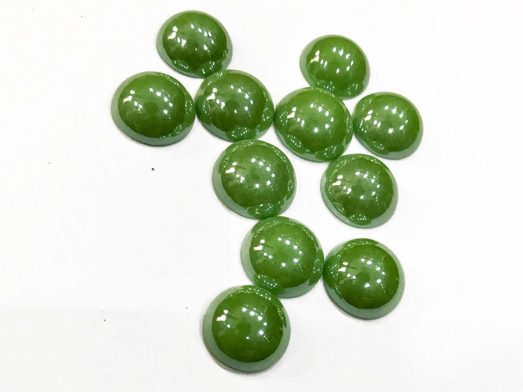 green-circular-ceramic-glass-stones-without-hole