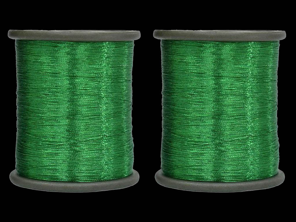 green-metallic-zari-threads