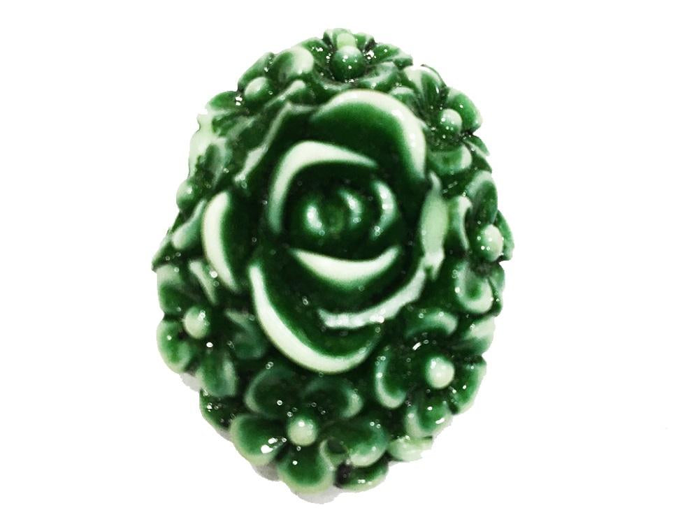 green-oval-resin-flower-stones-with-hole-40x40-mm