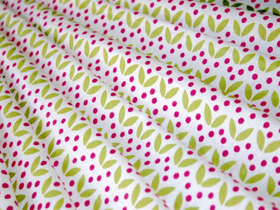 green-pink-polka-dots-cotton-fabric